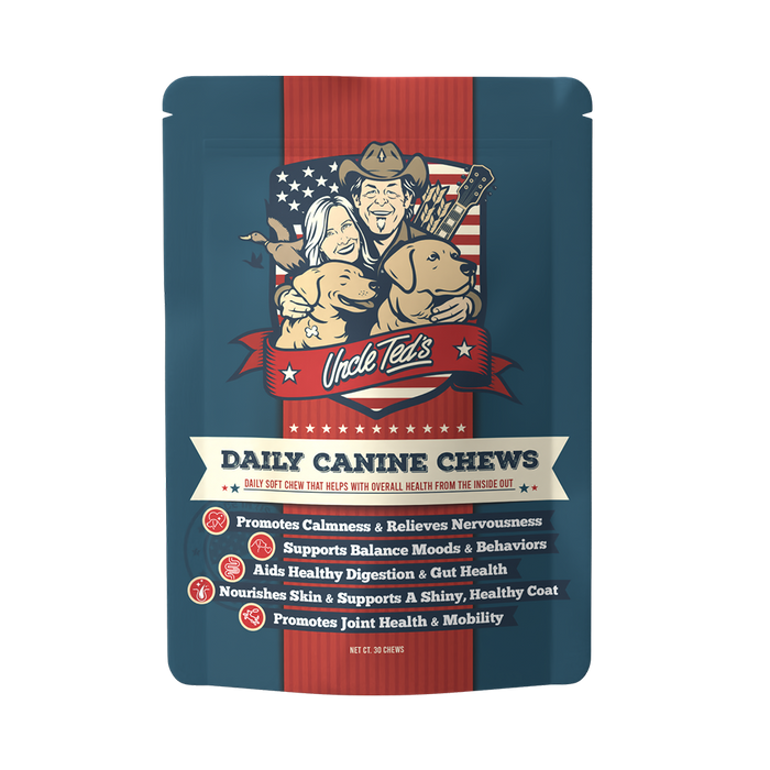 Uncle Ted’s Daily Canine Chews - 1 Month Supply