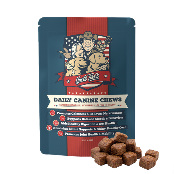 Uncle Ted's Daily Canine Chews - 2 Month Supply