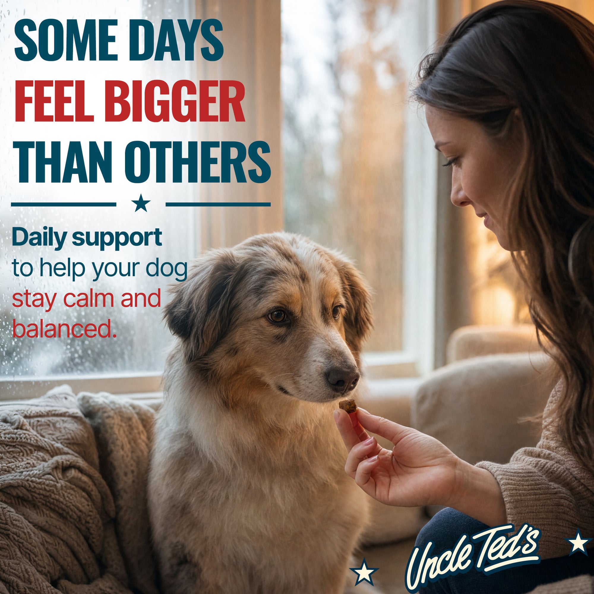 Uncle Ted's Daily Canine Chews - 2 Month Supply