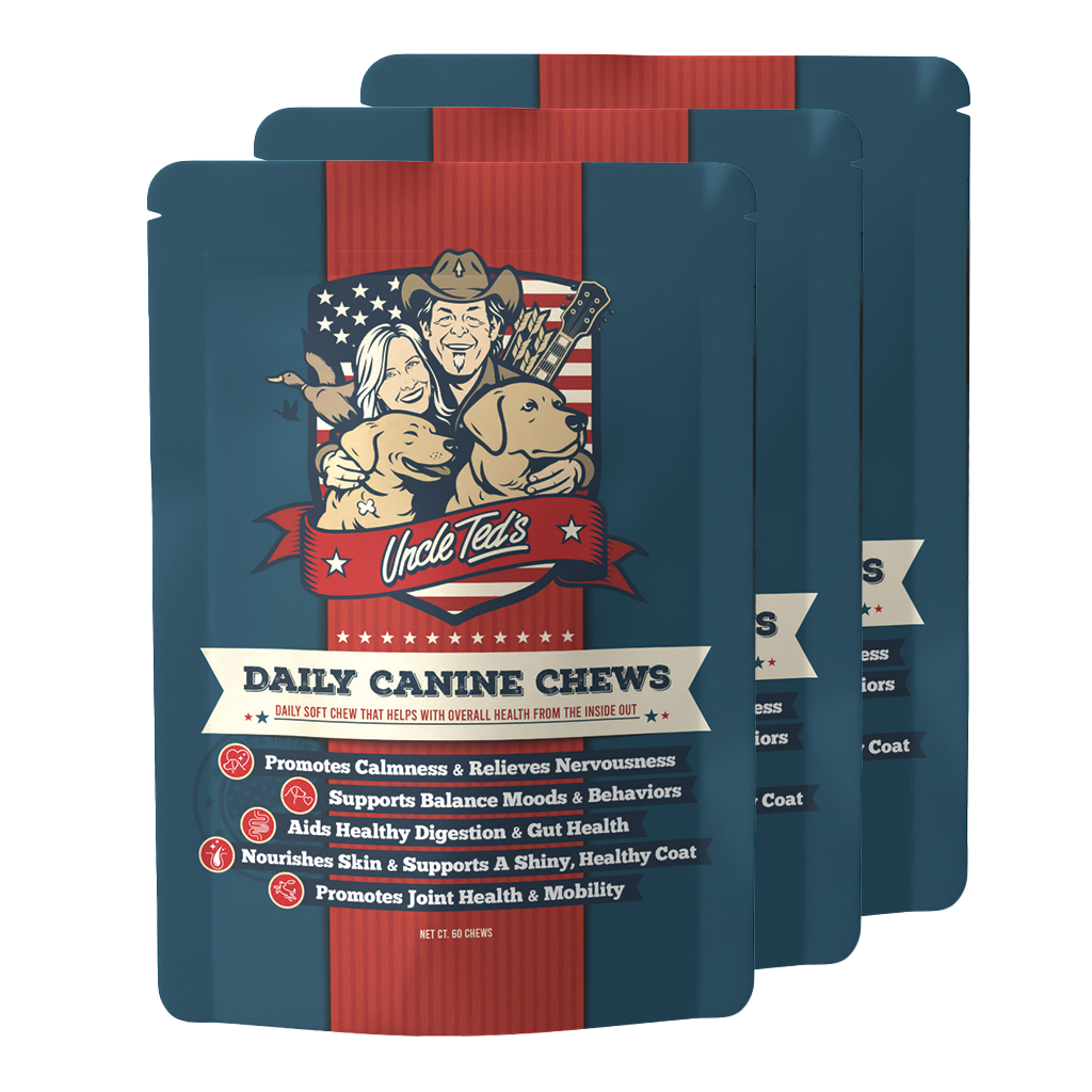 Uncle Ted's Daily Canine Chews - 2 Month Supply