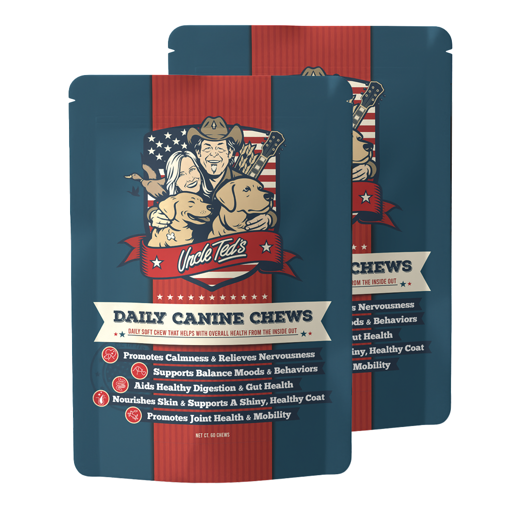 Uncle Ted's Daily Canine Chews - 2 Month Supply