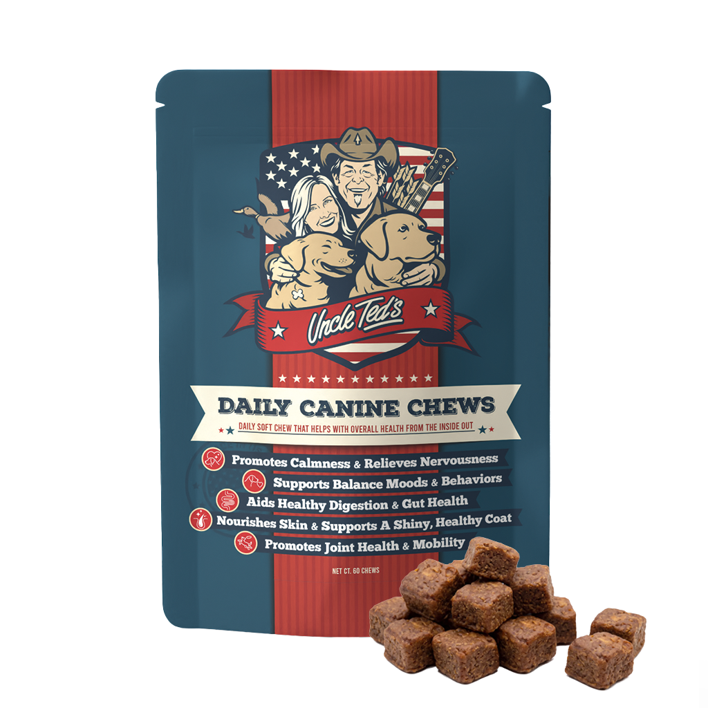 Uncle Ted's Daily Canine Chews - 2 Month Supply