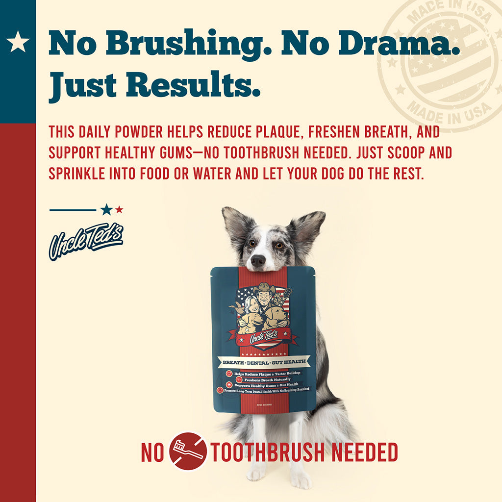 Uncle Ted's Breath + Dental + Gut Health Powder