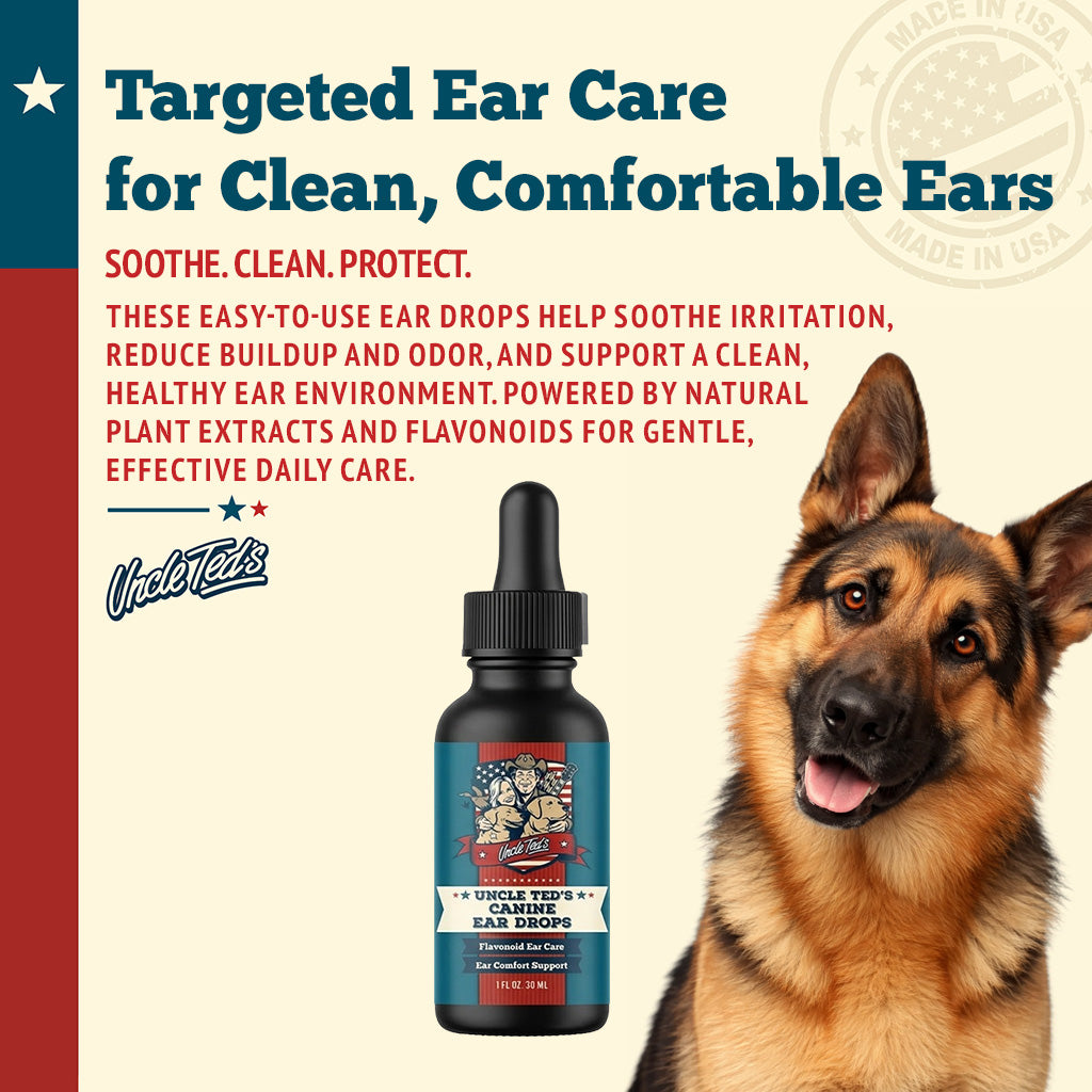 Uncle Ted's Canine Ear Drops
