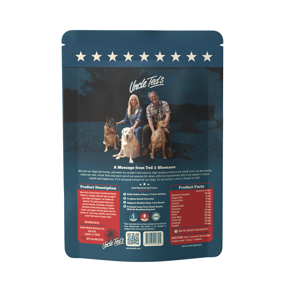 Uncle Ted's Breath + Dental + Gut Health Powder
